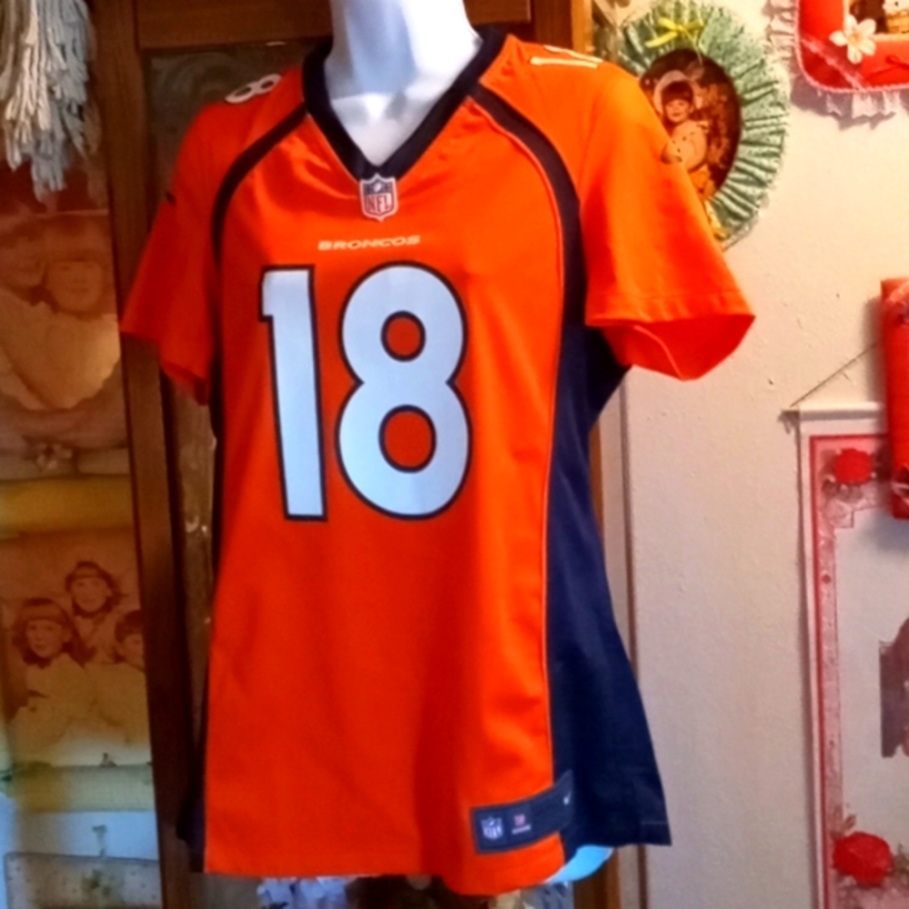 NWOT,NIKE,Unisex,Authentic, Peyton Manning, #18, Denver Broncos 🏈Jersey 🏈 🤎